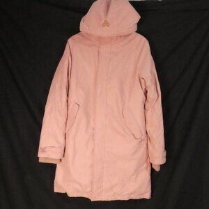 ARITZIA - TNA | large | Pink Summit Long Hooded Parka | No Hoodie Faux Fur Trim